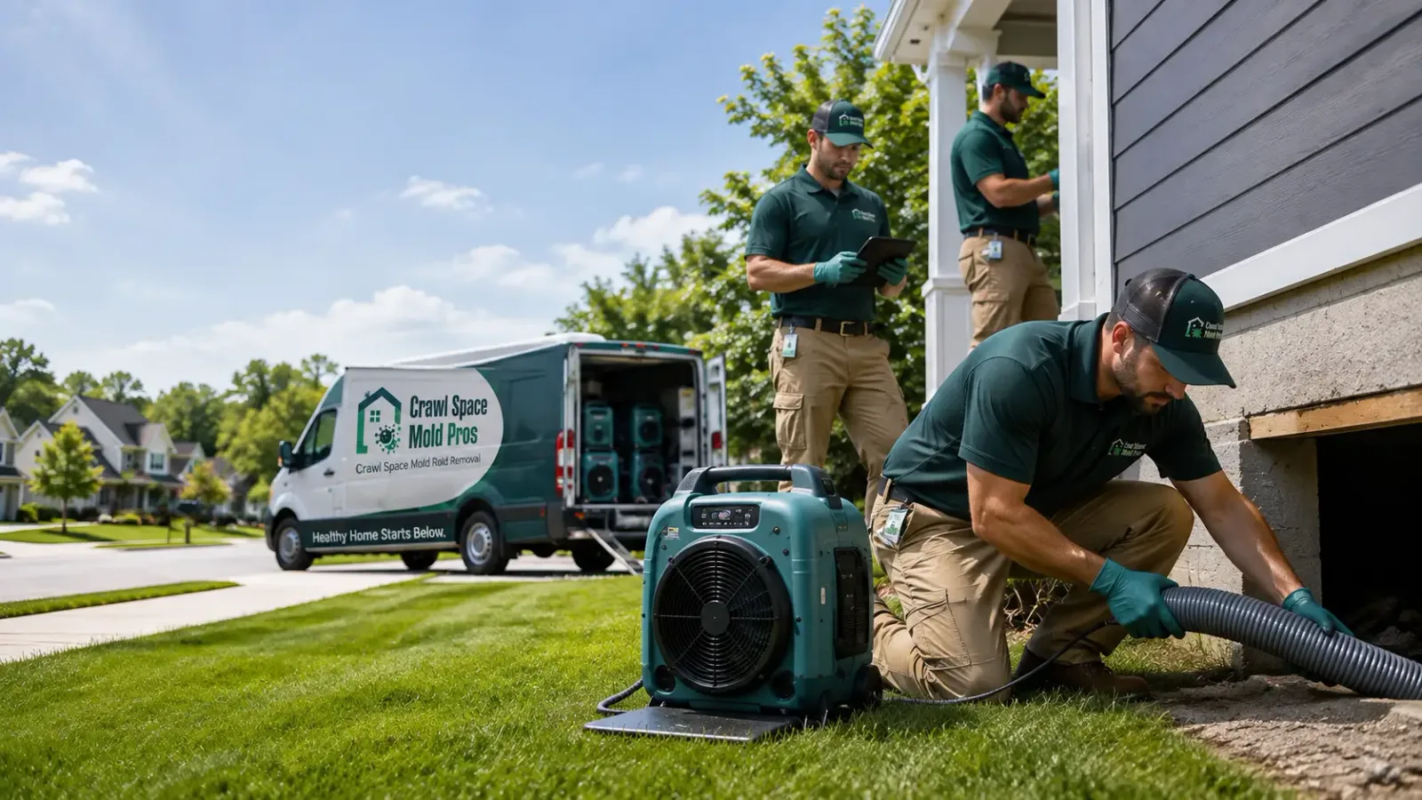 Crawl Space Mold Removal in Hawthorne, CA